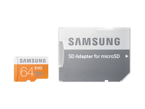 Acquista MICRO SD 64GB SAMSUNG EVO CL10 + SD ADAPT MICRO SD 64GB SAMSUNG EVO CL10 + SD ADAPT
