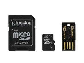 Acquista MICRO SD KINGSTON MULTIKIT 4GB con ADAPTADOR SD + USB CLASS 4 MB MICRO SD KINGSTON MULTIKIT 4GB con ADAPTADOR SD + USB CLASS 4 MB