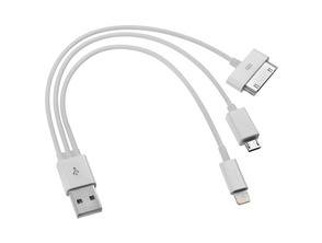 Acquista Multi Caricatore USB a Lightning/MicroUSB/iPhone Multi Caricatore USB a Lightning/MicroUSB/iPhone