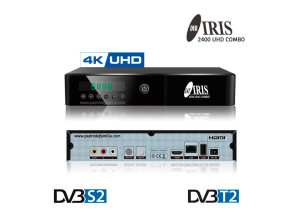 Acquista decoder satellitare + TDT Iris 2400 UHD Combo decoder satellitare + TDT Iris 2400 UHD Combo