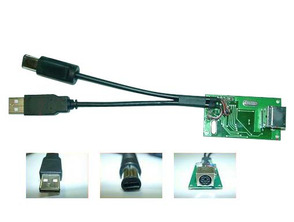 Acquista Keyboard Adaptor for WII/GC/PS2/PS3 Keyboard Adaptor for WII/GC/PS2/PS3