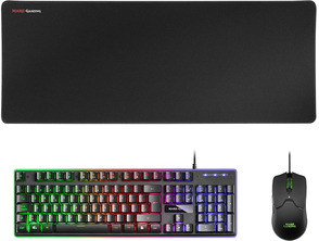 Acquista Pack Mars Gaming MCPX Teclado H-Mech + Ratón + Alfombrilla Negro Pack Mars Gaming MCPX Teclado H-Mech + Ratón + Alfombrilla Negro