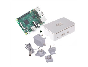 Acquista Kit lampone Pi 3 + scatola bianca + Fonte: 5.1v Bianco Kit lampone Pi 3 + scatola bianca + Fonte: 5.1v Bianco