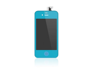 Acquista Full Screen for iPhone 4 Light Blue Full Screen for iPhone 4 Light Blue