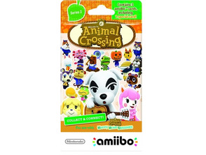  NINTENDO Carte Amiibo Nintendo Animal Crossing (3 pezzi) +  album