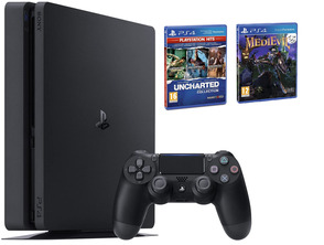 PlayStation 4 1000GB - Grigio - Edizione limitata Uncharted 4 +