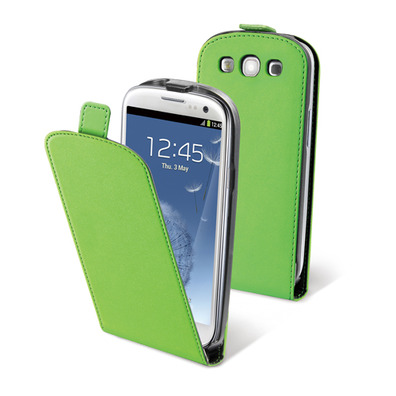 Custodia elegante con clip di chiusura per Samsung Galaxy S III