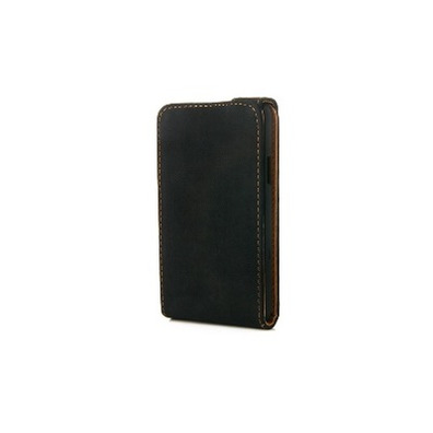 Custodia in pelle Flip per Samsung Galaxy S2/I9100 (Nero)