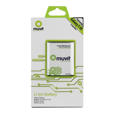 Rechargeable battery for Samsung Galaxy S3 Muvit