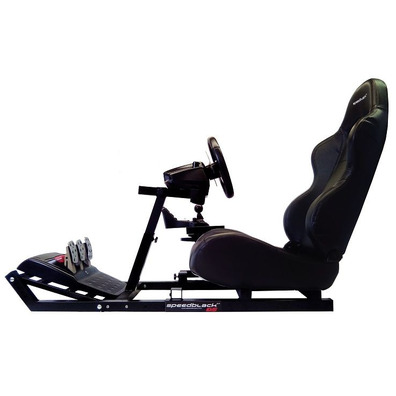 Seat + Support steering wheel and pedals SpeedBlack DS Nero