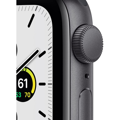 Apple Watch SE 2021 GPS 40 mm Caja de Aluminio Gris espaciale / Correa Deportiva Negro Medianoche