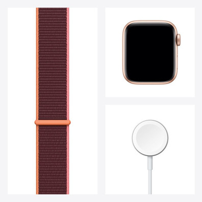 Apple Watch SE 40MM GPS + Cellular Oro con correa ciruella Sport Loop MYEJ2TY/A