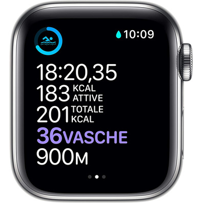 Apple Watch Serie 6 GPS + Cell 40mm Acero Inossidabile