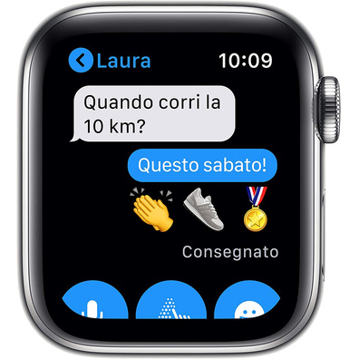 Apple Watch Serie 6 GPS + Cell 40mm Acero Inossidabile