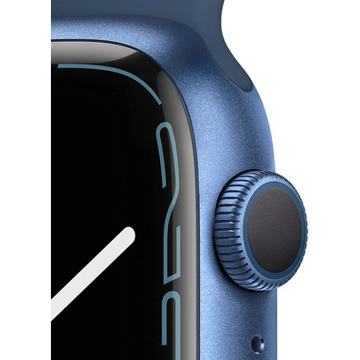 Apple Watch Serie 7 GPS 45mm Caja Aluminio Azul / Correa Deportiva Azul Abismo