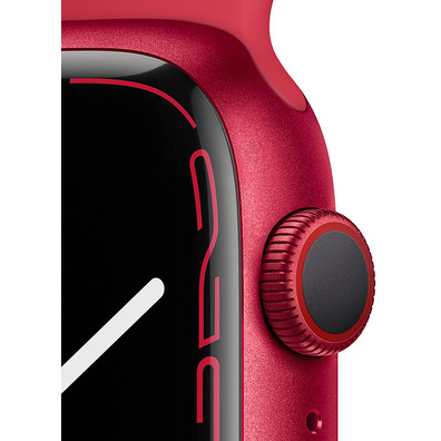 Apple Watch Series 7 GPS/Cellular 45 mm Aluminio Rojo / Correa deportiva Roja