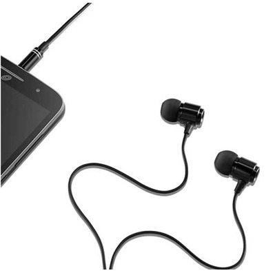 Earphones with Microphone Alcatel Onetouch Sound Black