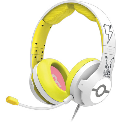 Auriculares Gaming Hori Pro Pikachu Pop White