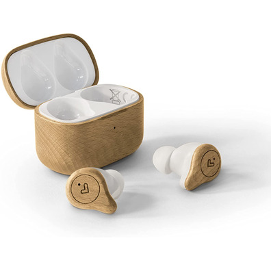 Auriculares Micro Energy Sistem ECO TW Beech Wood