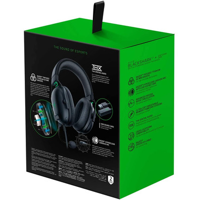 Auriculares Razer Blackshark V2 + Potenziatore USB