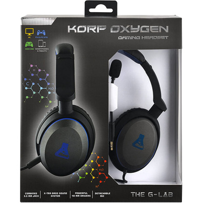 Auriculares The G-Lab Korp Oxygen Gaming Multiplataforma