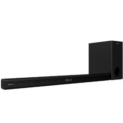 Barra de Sonido Bluetooth Hisense HS218 200W 2,1 Negra