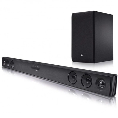 Barra de Sonido Bluetooth LG SJ3 300W 2,1 Negro