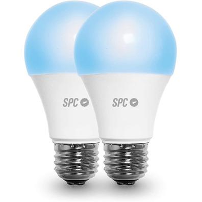 Bombilla Inteligente SPC Aura 1050 10W Confezione 2 Uds E27