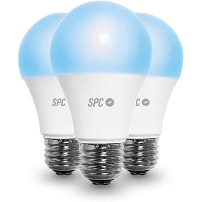 Bombilla Inteligente SPC Aura 800 10W Confezione 3 UDS E27