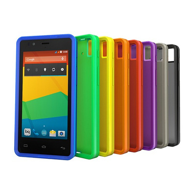 bq Aquaris E5 Gummie Cover Nero