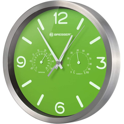 Bresser DFC Reloj Termohigrómetro Mytime Verde