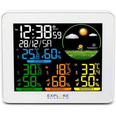 Bresser Explorer Color Weather Station (3 Sensorie)