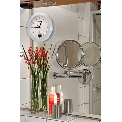 Bresser Mytime Bath RC Reloj Blanco