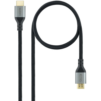 Cavo HDMI 2,1 Nanocable Ultra High Speed 1m Negro