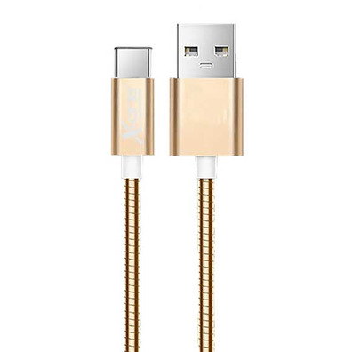 USB Type-C Metal X-One - Gold Rose