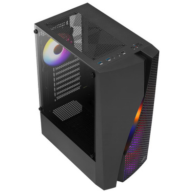 Caja ATX Aerocool WAVEBKV2 FRGB Negro