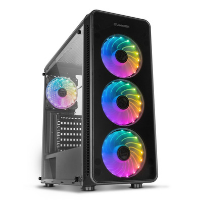 Mid tower case ATX NOX Hummer TGM Arcobaleno RGB