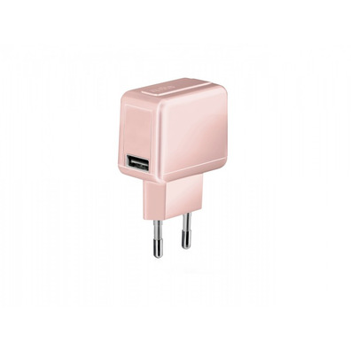 Caricabatteria da viaggio Gold Collection con porta USB 1 mAh Rose Gold