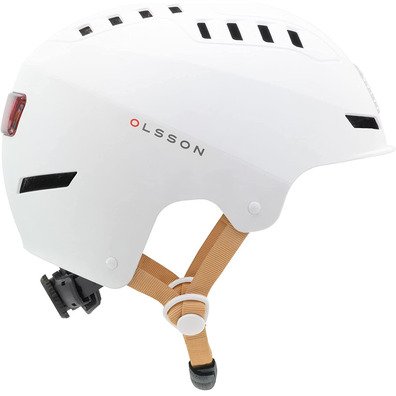 Casco Olsson Urban Light S/M Lampada Blanco