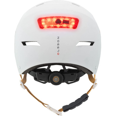 Casco Olsson Urban Light S/M Lampada Blanco