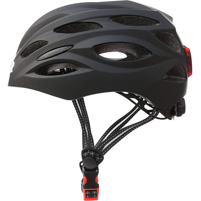 Casco Youin MTB con Luces Delantera y Trasera L Negro