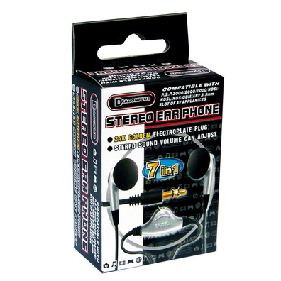 Stereo Earphones for PSP/PSP SLIM/PSP 3000/NDS/NDSL/DSi/GBM