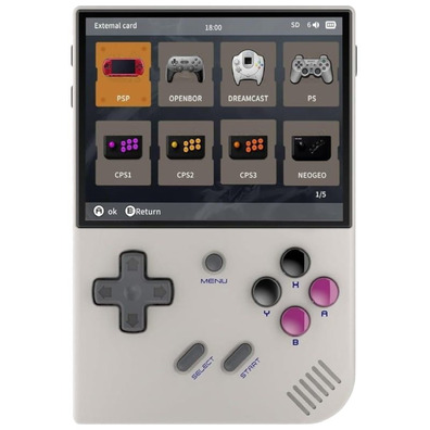 Consola Portátil Retro Anbernic RG35XX Plus 64GB Grey