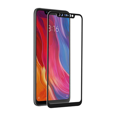 Vetro temperato Xiaomi Mi 8 con Telaio Nero