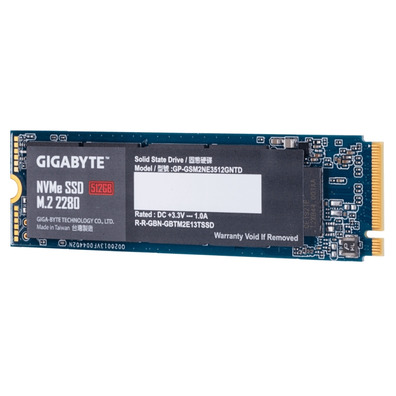 Disco Duro Gigabyte GP-GSM2NE3512GNTD SSD NVMe M. 2512,GB 2280