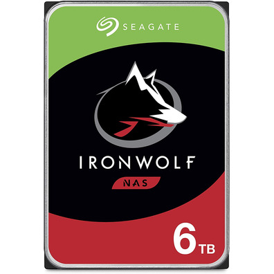 Disco Duro Seagate 3,5 '' 6TB SATA 3256,MB IronWolf