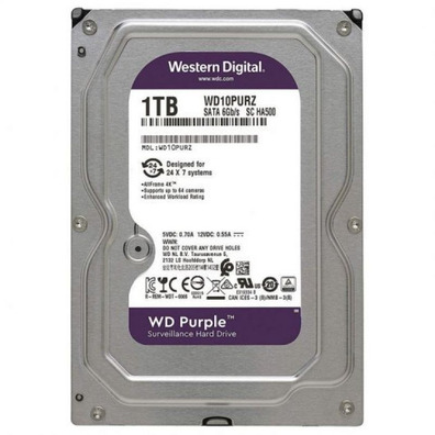 Disco Duro Western Digital Viola (Videovigilancia) 1TB 3,5 '' SATA 3