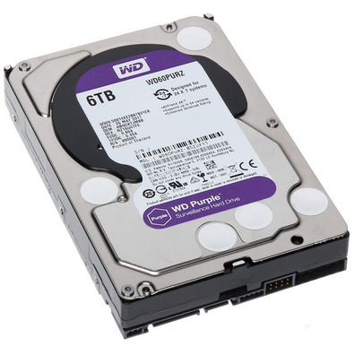 Disco Duro Western Digital Viola (Videovigilancia) 6TB 3,5 '' SATA 3