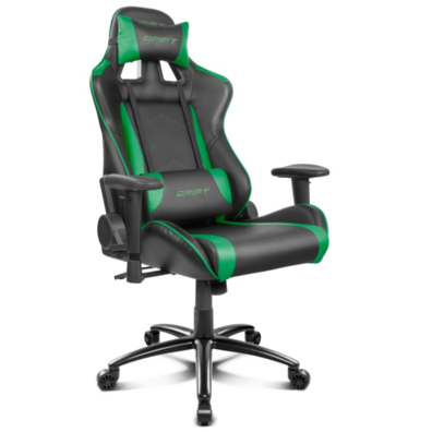 Deriva sedia di gioco dr150 nero/verde