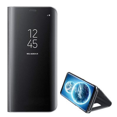 Custodia a Specchio Tipo Libro - Samsung Galaxy S9 Nero